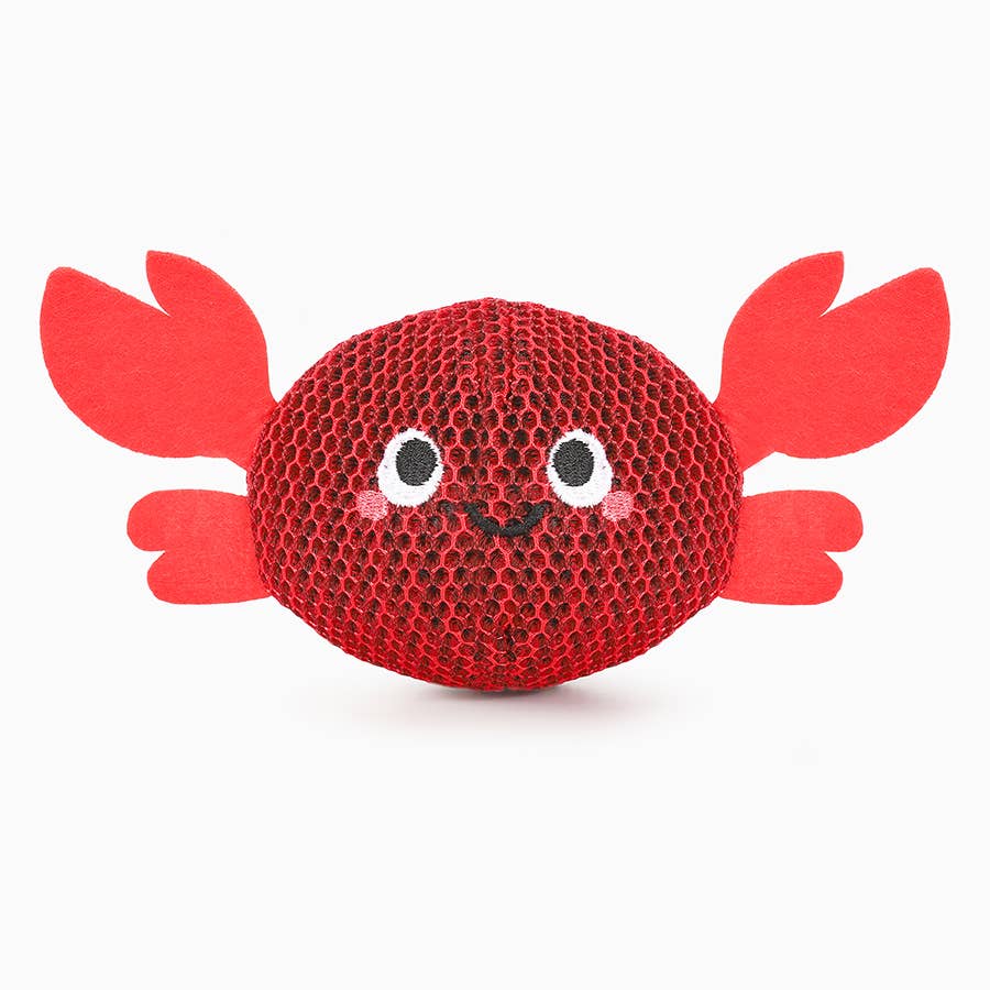 Hugsmart Products Inc - HugSmart Pet - Ocean Pals | Crab - Dog Ball Toy