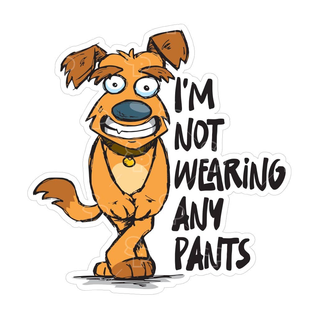 Two Feet Treats - Not Wearing Any Pants - Sticker
