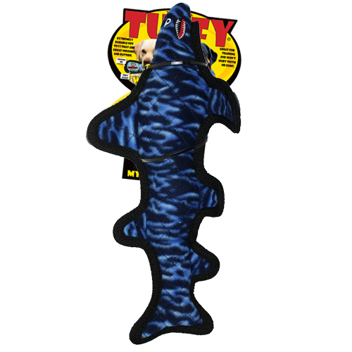 Tuffy Dog Toys - VIP Products - Tuffy Ocean Shark, Durable, Tough, Squeaky Dog Toy - Doot's Pet LLC Collars For A Cause