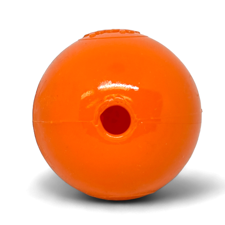 SodaPup - Squeak Ball Ultra Durable PUP-X Squeaking, Chewing, Floating & Retrieving Ball - Large Squeaker Ball - glow in the dark
