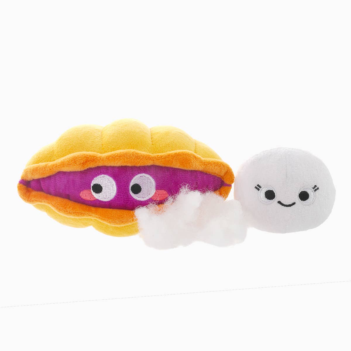 Hugsmart Products Inc - HugSmart Pet - Ocean Pals | Clam - Dog Plush Toy