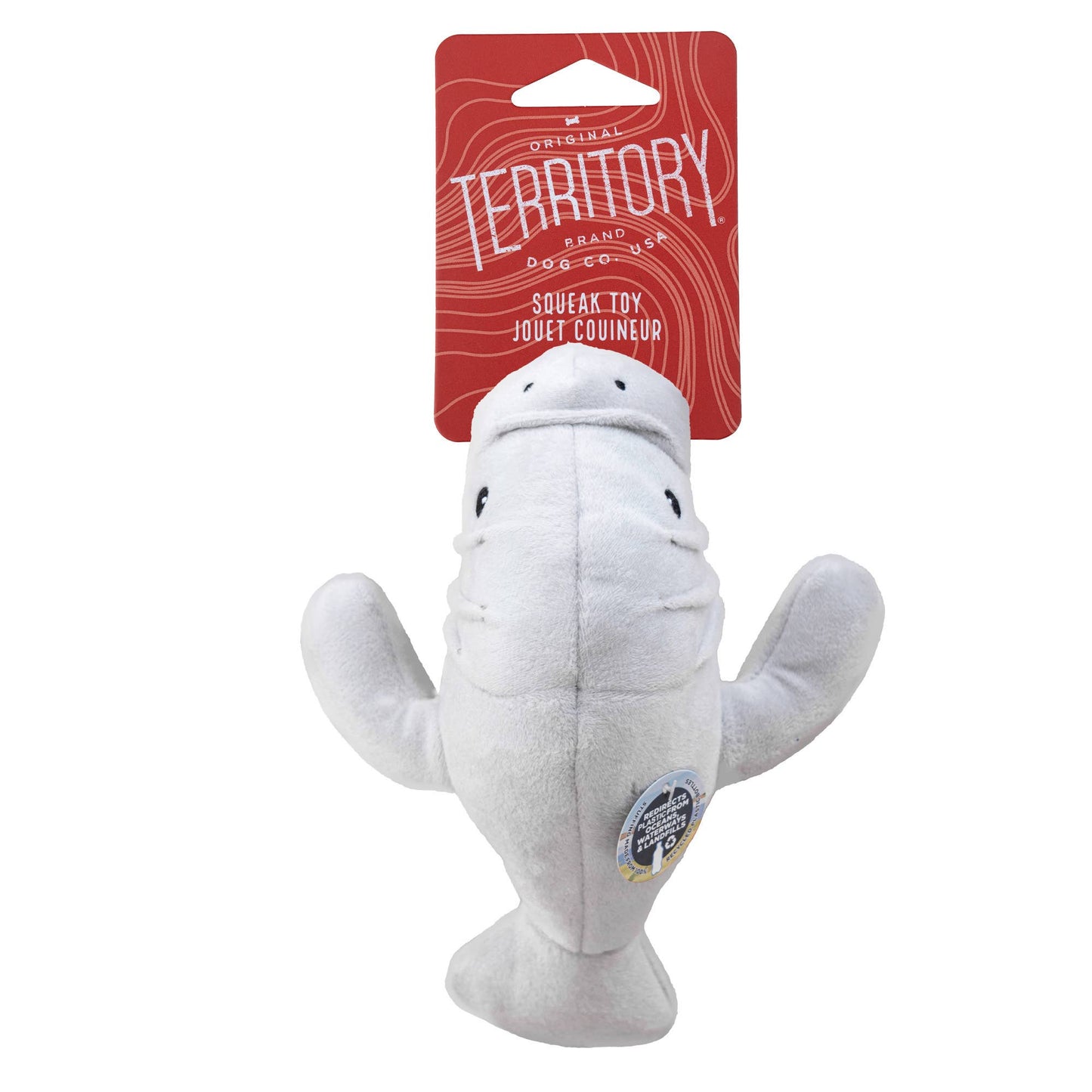 Original Territory - Territory Manatee Squeaker Dog Toy - Doot's Pet LLC Collars For A Cause