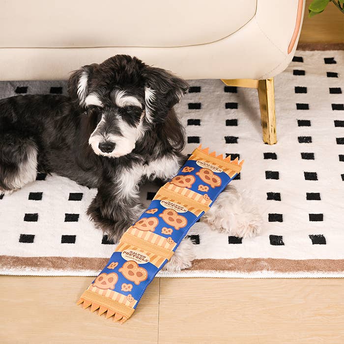 Hugsmart Products Inc - HugSmart Pet - Super Firehose | Pretzels - Dog Tough Toy