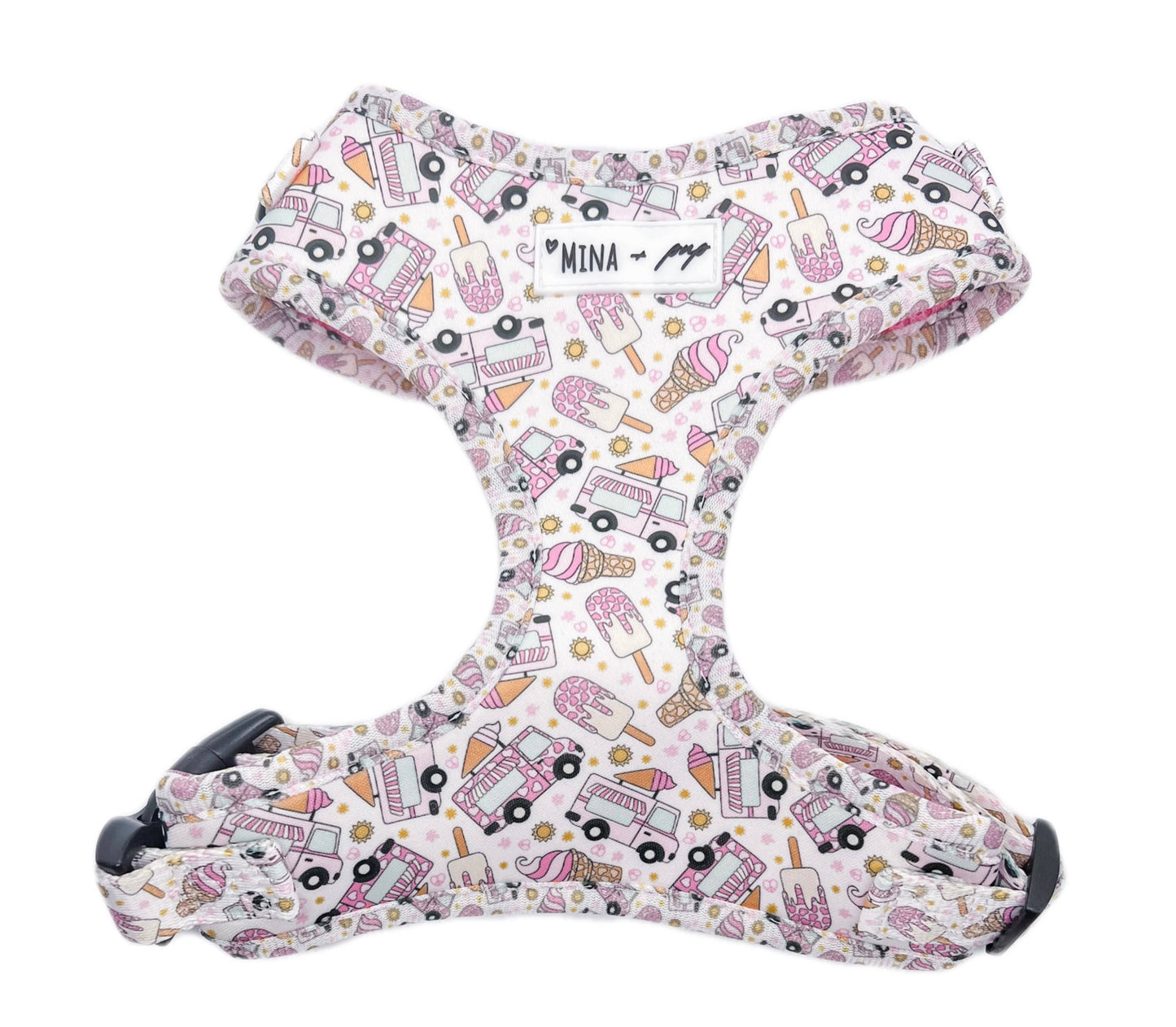 Mina + Pup - Ice Cream Dreams Adjustable Dog and Cat Harness