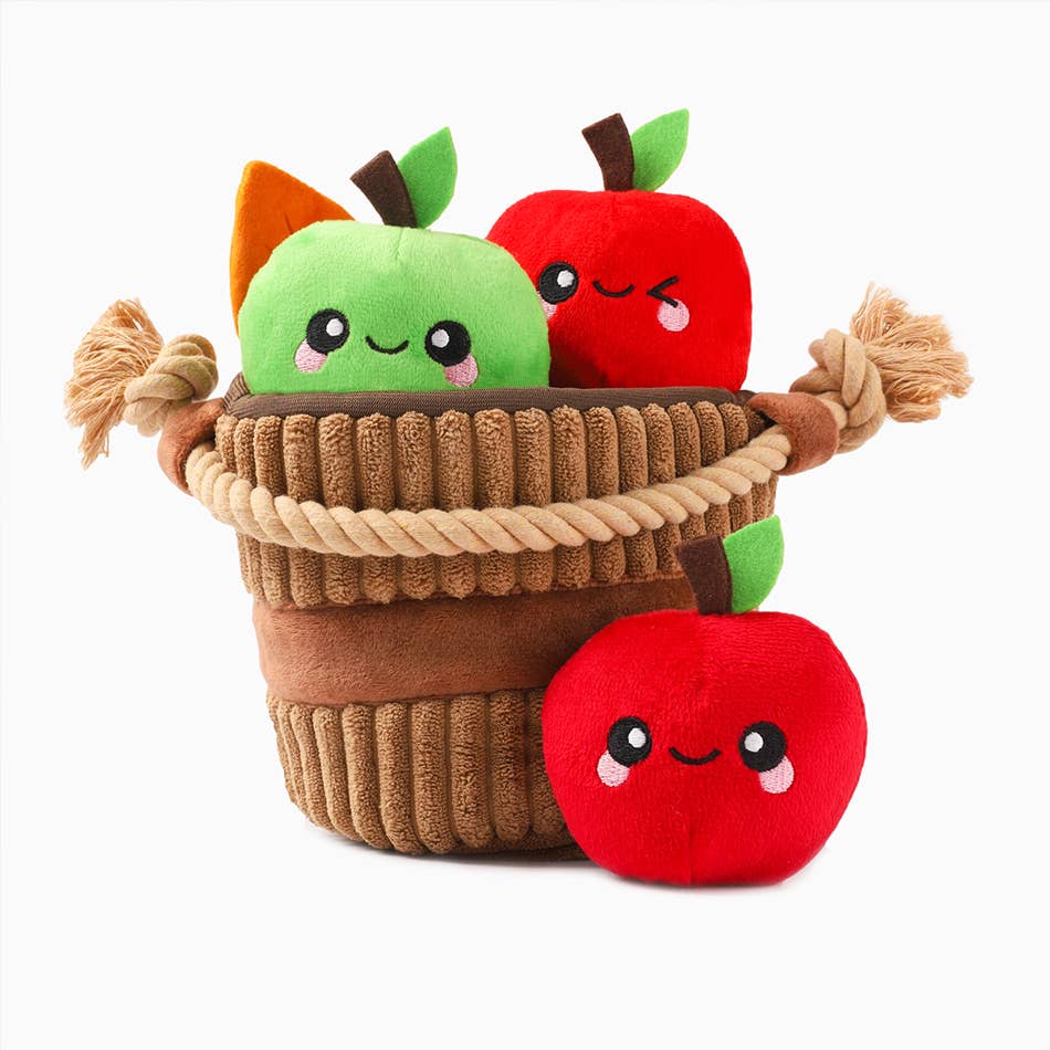 Hugsmart Products Inc - HugSmart Pet - Autumn Tailz | Apple Basket -Interactive Toy