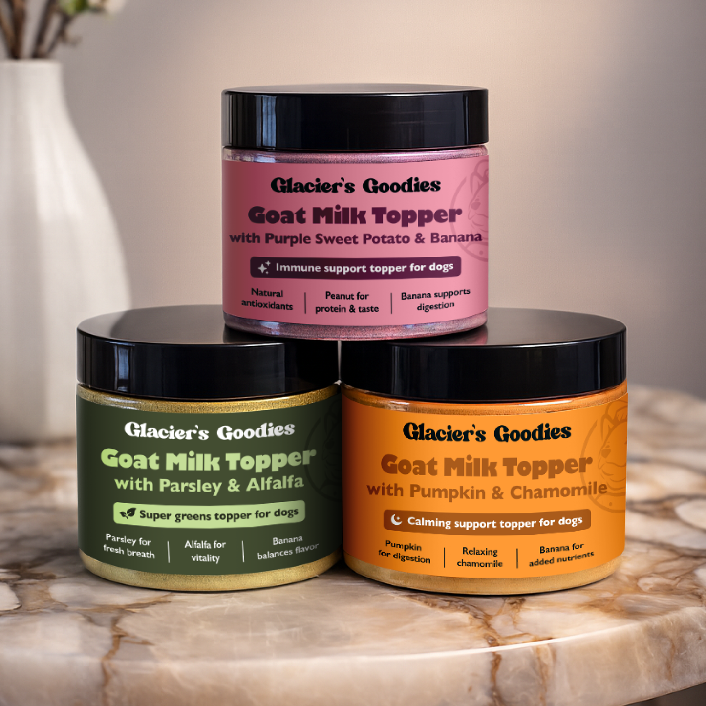 Glacier's Goodies - Super Greens Goat Milk Topper