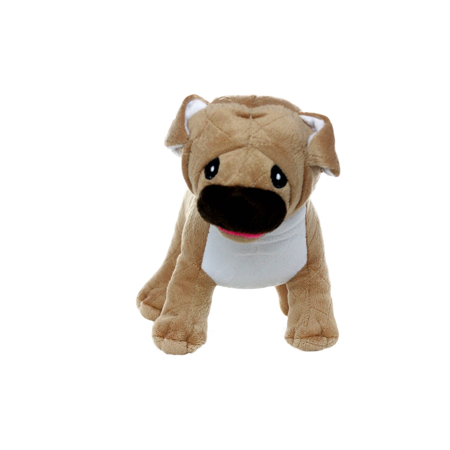 Tuffy Dog Toys - VIP Products - Mighty Farm Pug, Plush, Squeaky Dog Toy