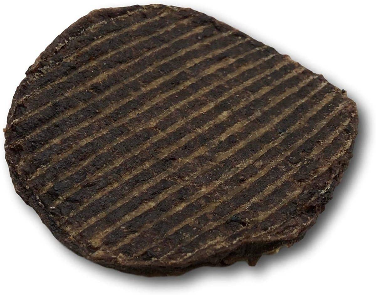 Healthy Dog Chews - Round Beef Patty Jerky 3″-3.5″ – USA (BP0101JR) - Single