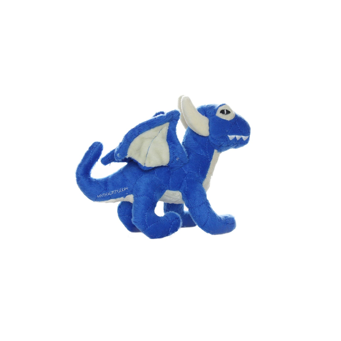 Tuffy Dog Toys - VIP Products - Mighty Jr Dragon - Blue, Plush, Squeaky Dog Toy - Doot's Pet LLC Collars For A Cause