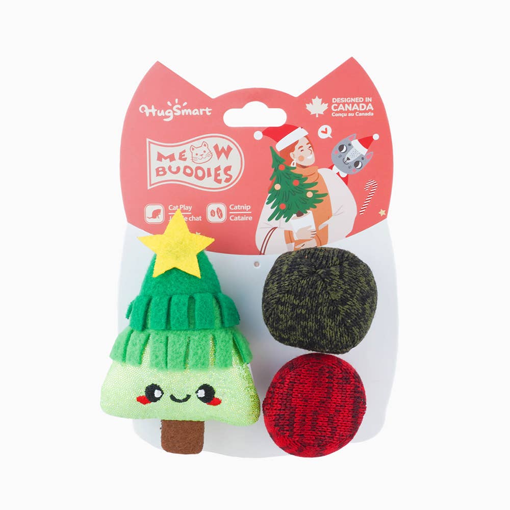 Hugsmart Products Inc - HugSmart Pet - Holiday Feline | Xmas Tree - Cat Toy