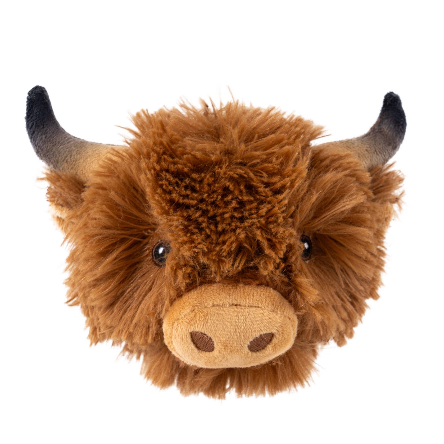 Tall Tails - Highland Cow 2-in-1 Fetch Ball Dog Toy