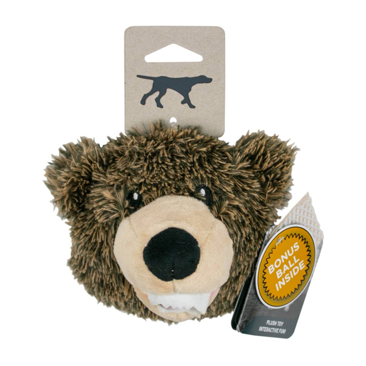 Tall Tails - Grizzly 2-in-1 Fetch Ball Dog Toy