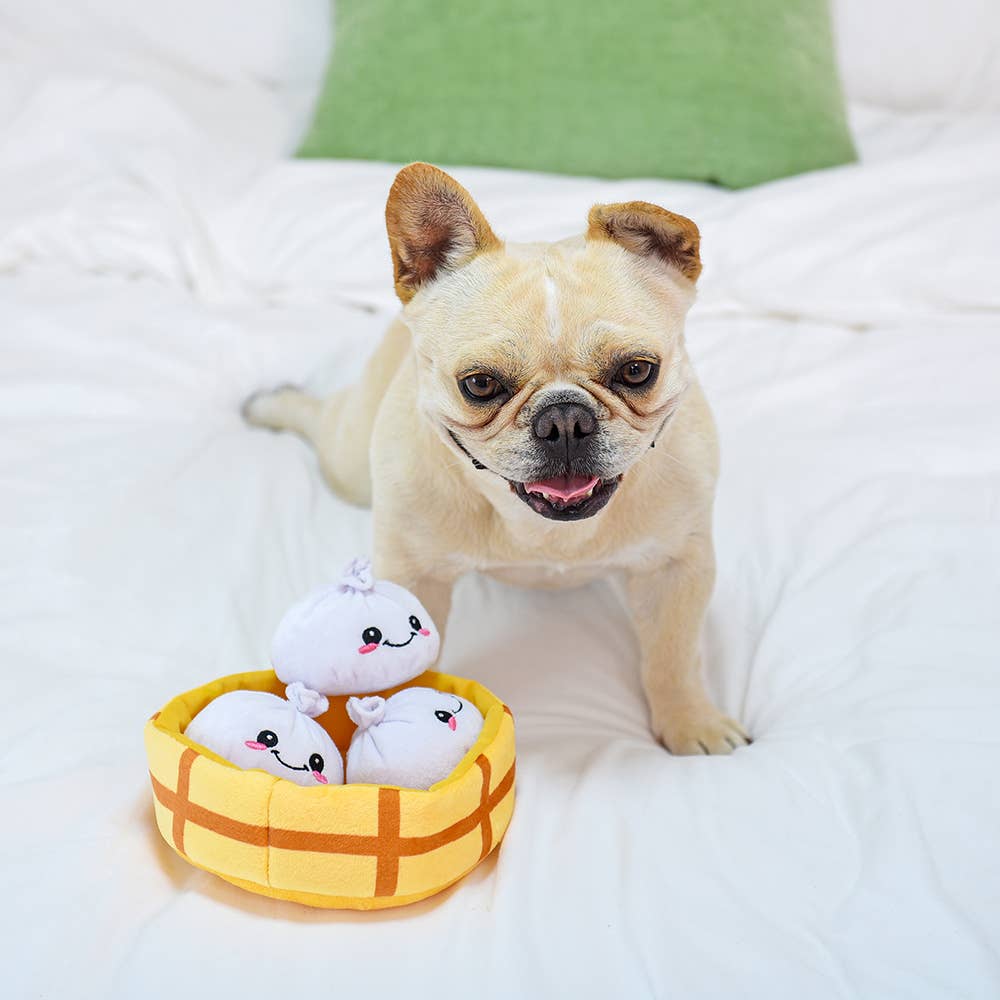 Hugsmart Products Inc - HugSmart Pet - Food Party | Soup Dumplings- Interactive Toy