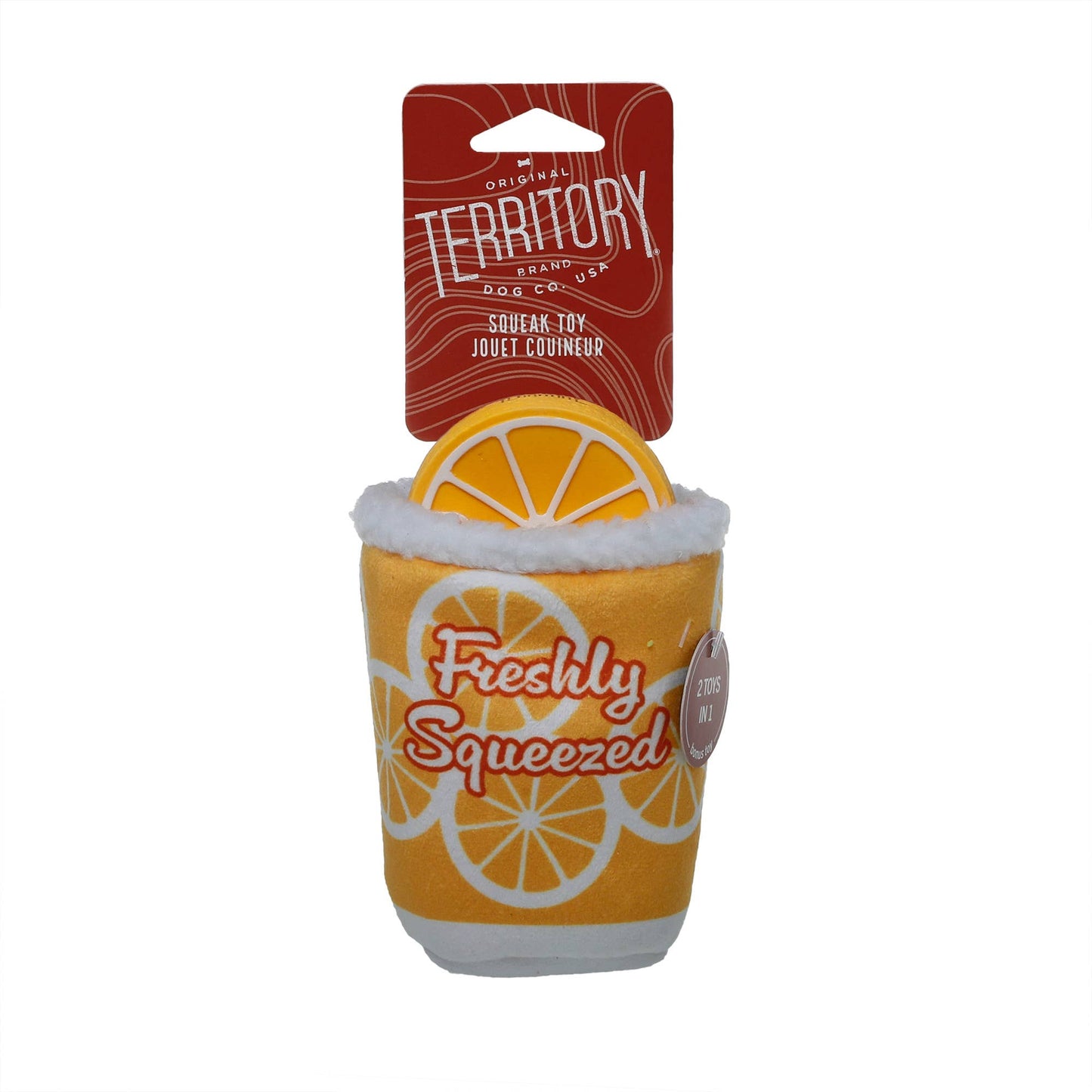 Original Territory - Territory Lemonade 2-in-1 Dog Toy - Doot's Pet LLC Collars For A Cause