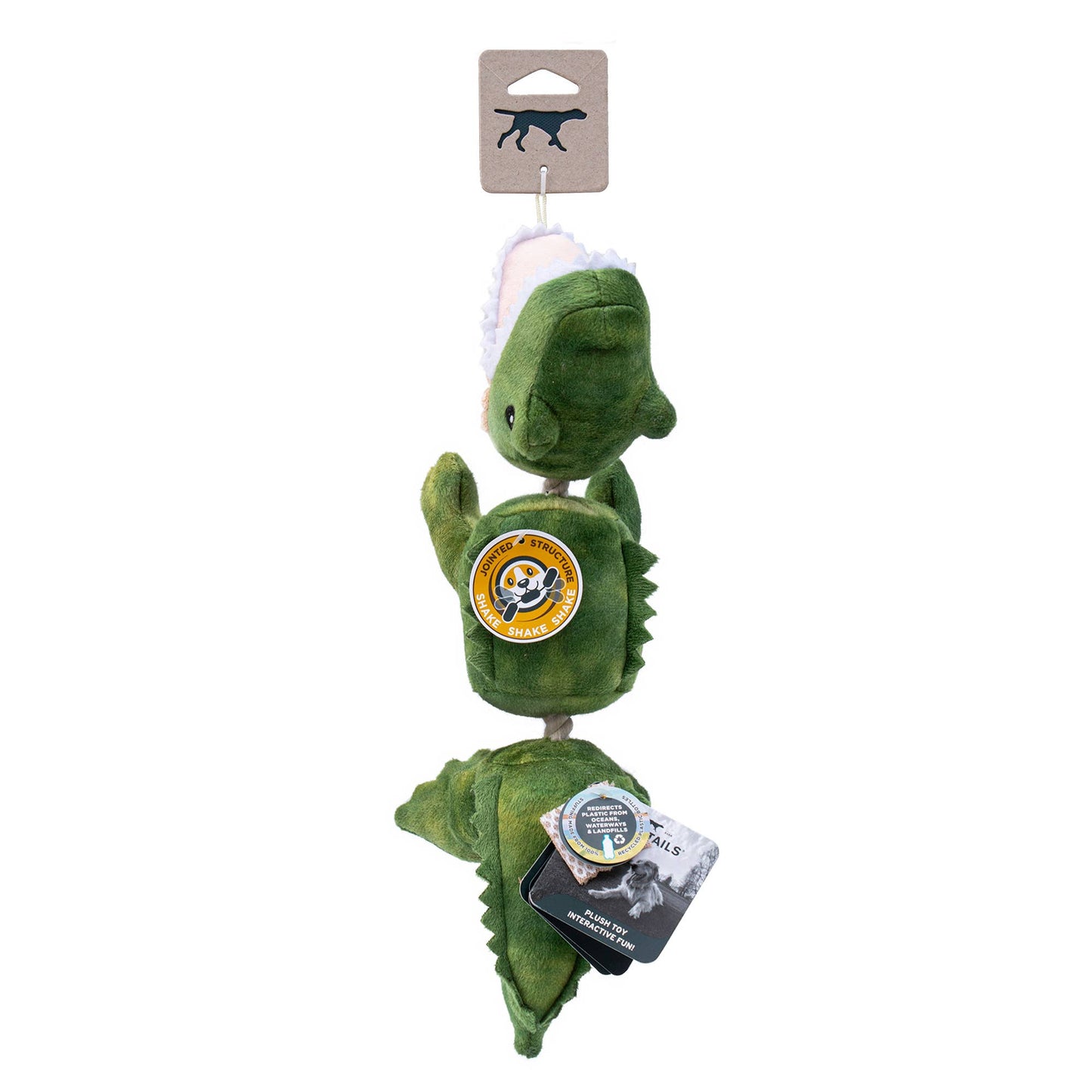 Tall Tails - Tall Tails Gator Jointed Shake Play Dog Toy