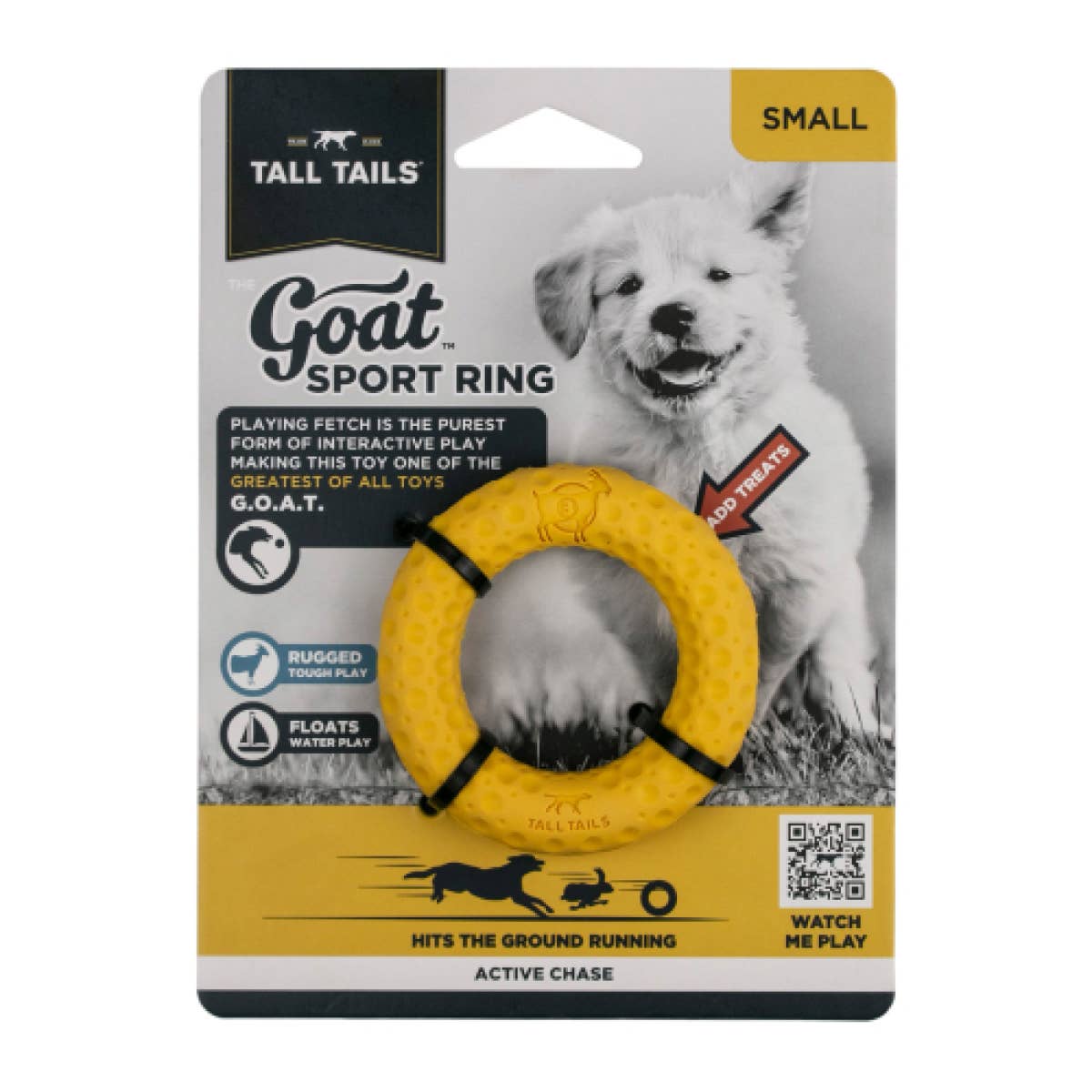 Tall Tails - GOAT Sport Ring Dog Toy - Small
