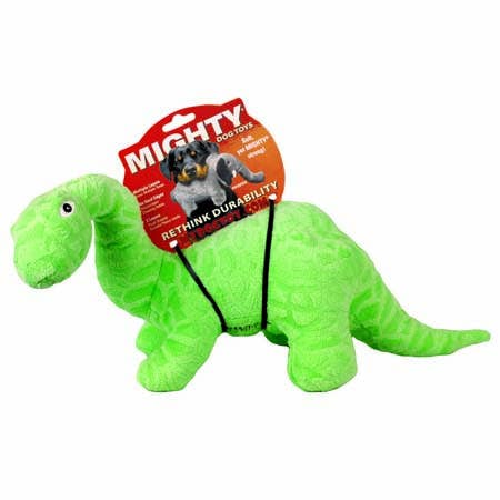 Tuffy Dog Toys - VIP Products - Mighty Dinosaur Brachiosaurus, Plush, Squeaky Dog Toy