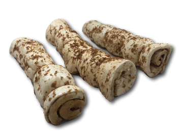 Healthy Dog Chews - Beef Cheek Rolls 10”- 12” Bully Dust (BC1012ROBD) - Single