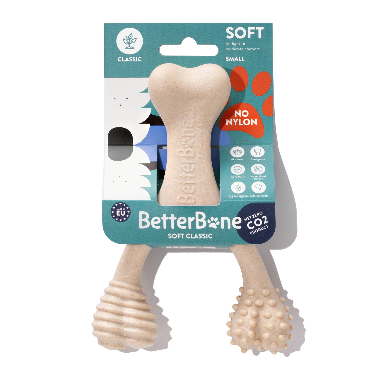 BetterBone Natural Dog Chews - BetterBone SOFT- All-Natural, Safer on Teeth, Sustainable - Beef / Small (dogs under 25 lbs)