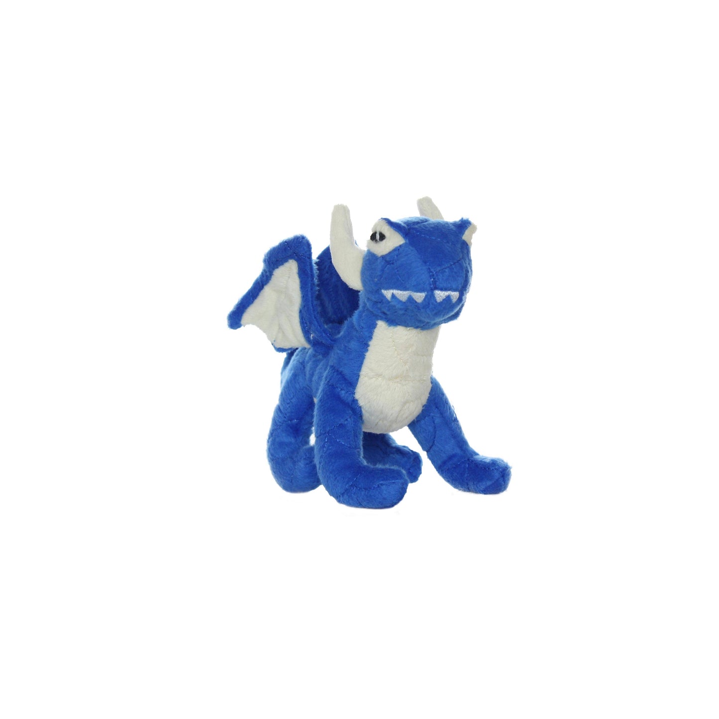 Tuffy Dog Toys - VIP Products - Mighty Jr Dragon - Blue, Plush, Squeaky Dog Toy - Doot's Pet LLC Collars For A Cause