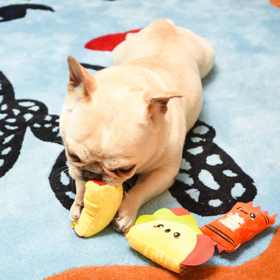 Hugsmart Products Inc - HugSmart Pet - Fiesta Chewsday | Taco Pupper - Plush Toy