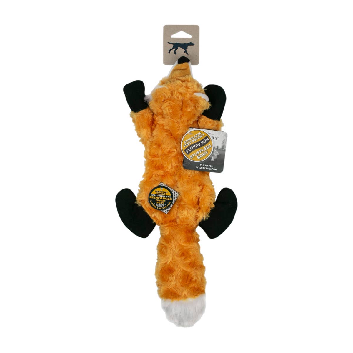 Tall Tails - Stuffless Fox Squeaker Dog Toy