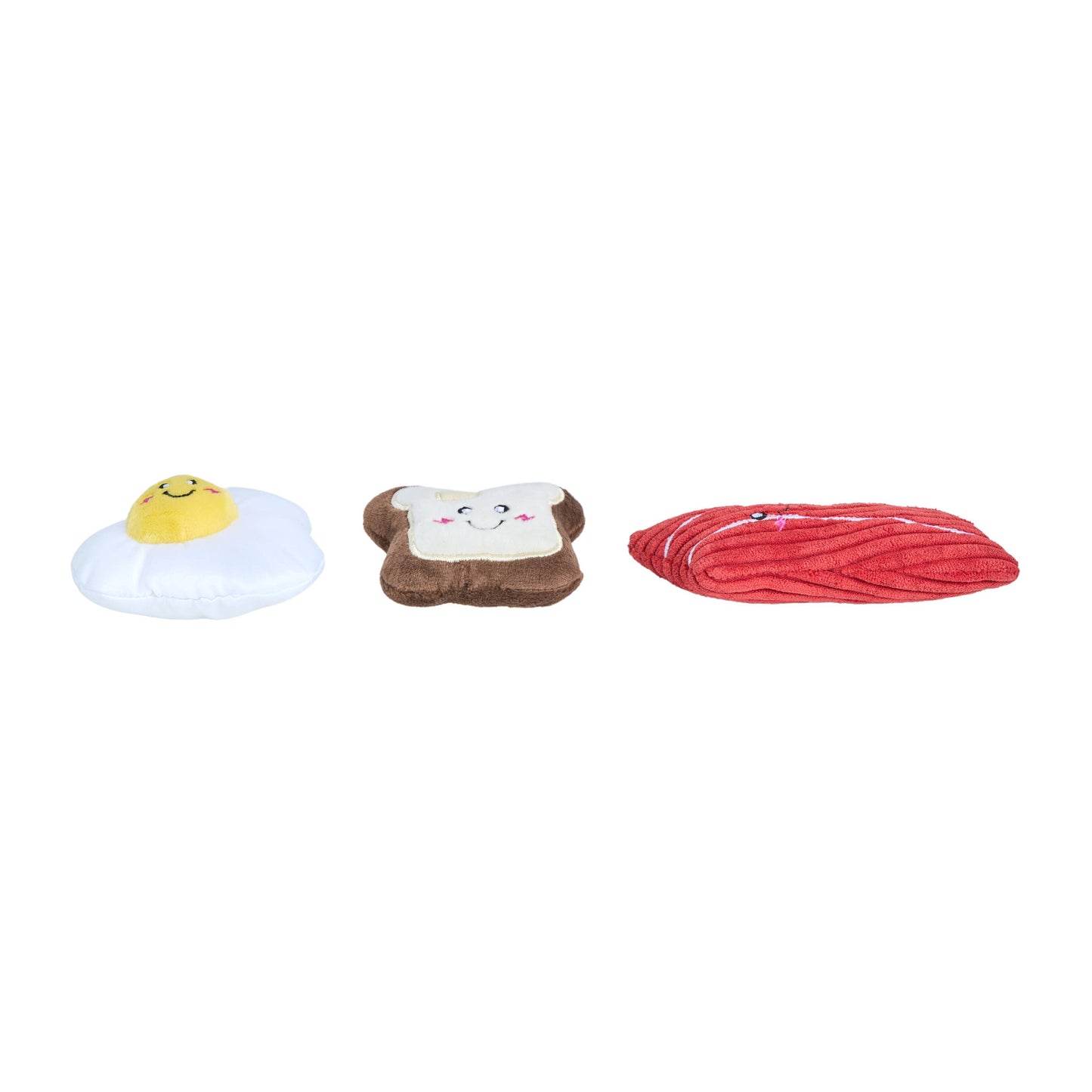 ZippyPaws - Miniz 3-Pack - Breakfast Foods