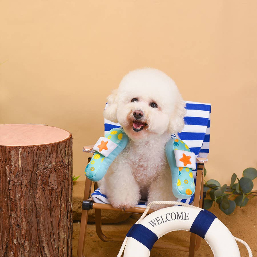 Hugsmart Products Inc - HugSmart Pet - Beach Daze | Slippers - Dog Rope Toys