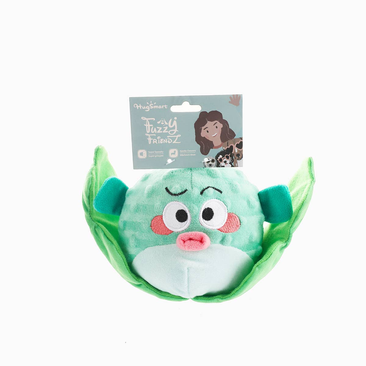 Hugsmart Products Inc - HugSmart Pet - Ocean Pals | Puffer Fish - Dog Plush Toy