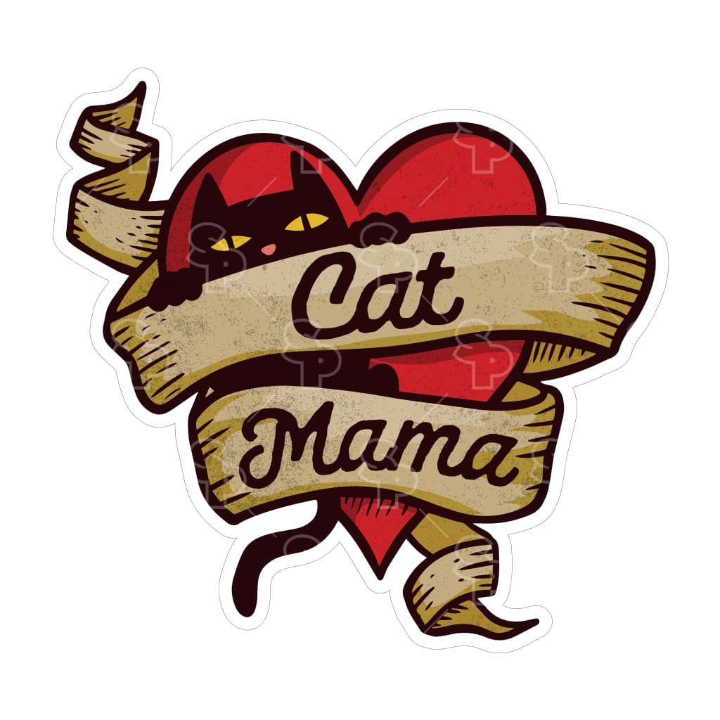 Two Feet Treats - Cat Mama - Sticker