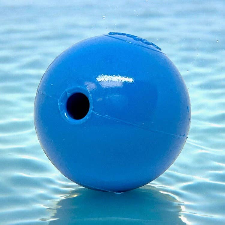SodaPup - Squeak Ball Ultra Durable PUP-X Squeaking, Chewing, Floating & Retrieving Ball - Large Squeaker Ball - glow in the dark