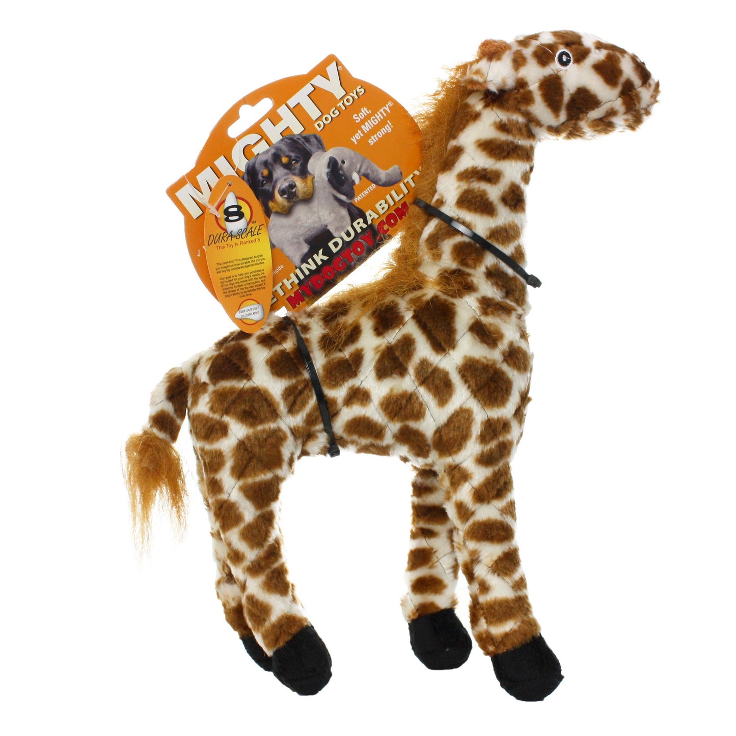 Tuffy Dog Toys - VIP Products - Mighty Safari Giraffe, Plush, Squeaky Dog Toy - Doot's Pet LLC Collars For A Cause