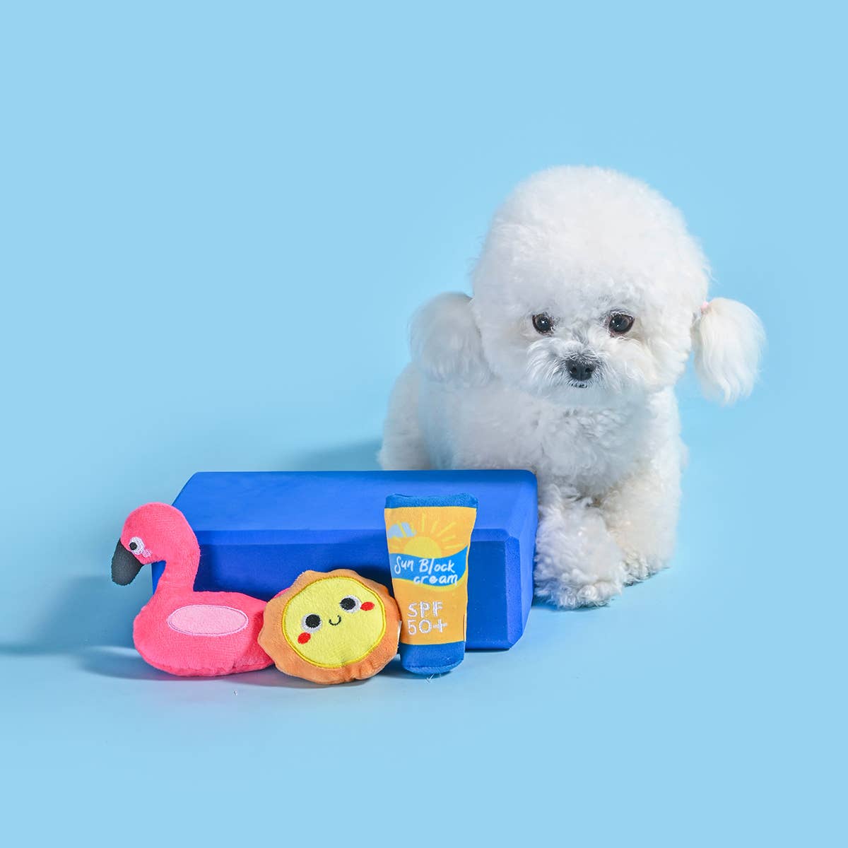 Hugsmart Products Inc - HugSmart Pet - Beach Daze | Barkin' Beach- Dog Plush Toy