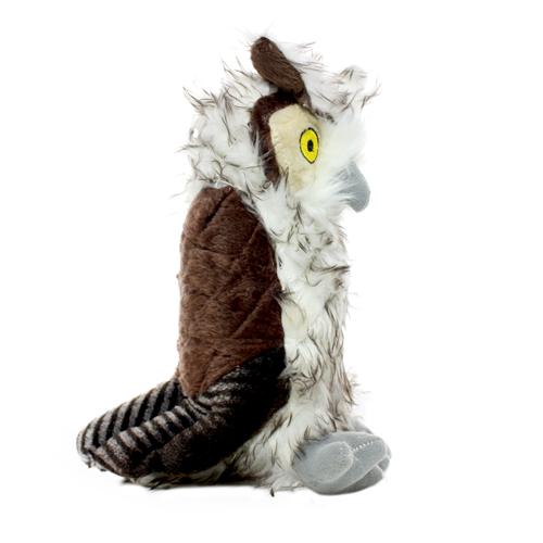 Tuffy Dog Toys - VIP Products - Mighty Nature Owl, Plush, Squeaky Dog Toy