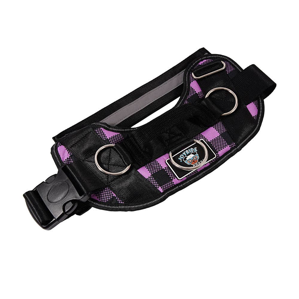 Joyride Harness - Purple Plaid Joyride Basic Essential Dog Harness 1.0 - XL