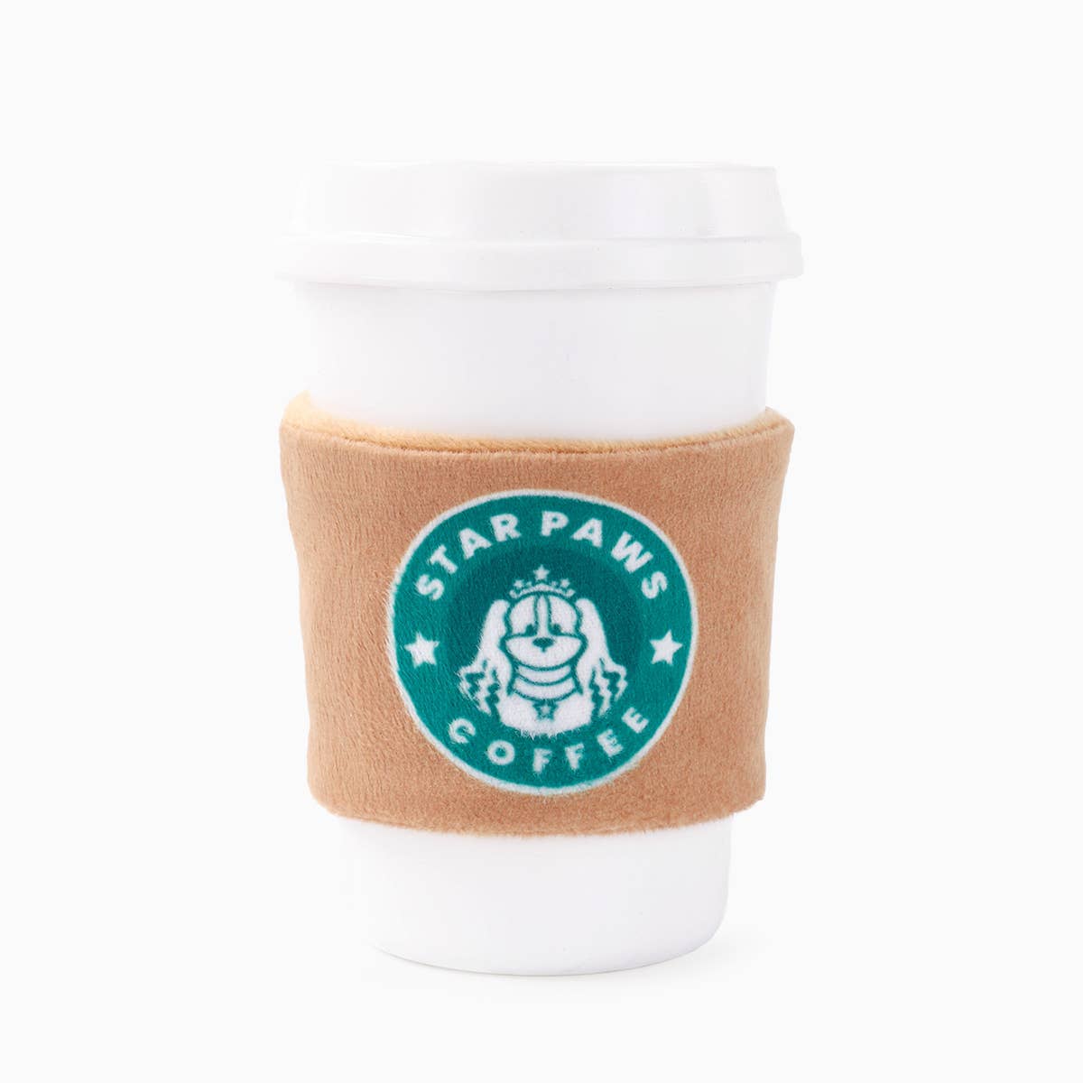 Hugsmart Products Inc - HugSmart Pet - Coffee Hour | StarPaws Coffee- TPR Rubber Toy