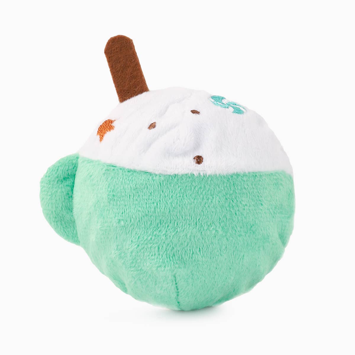 Hugsmart Products Inc - HugSmart Pet - Happy Woofmas | Peppermint Latte - Ball Toy