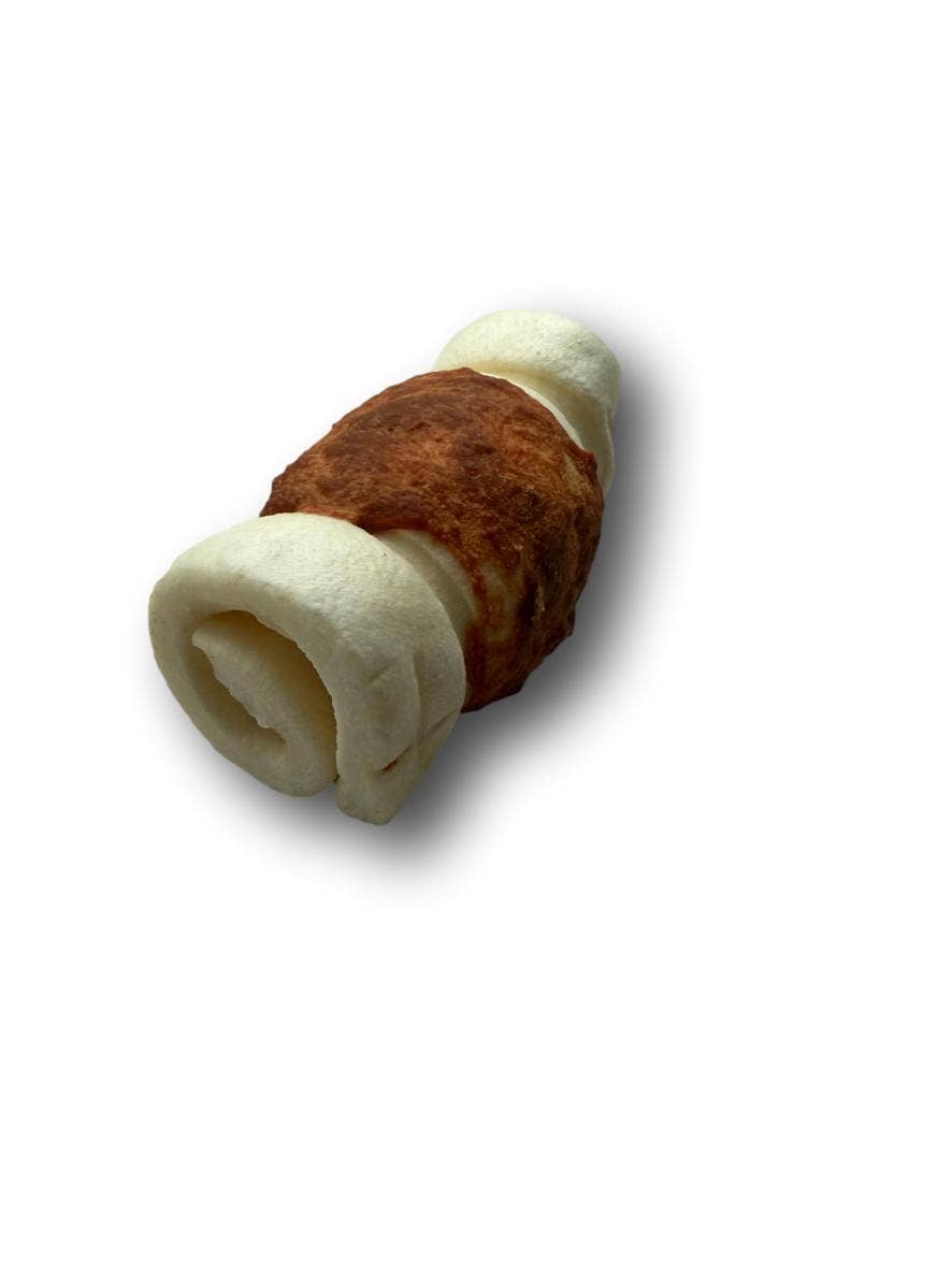 Healthy Dog Chews - Mini Cheek Rolls 3" Chicken Wrapped (BC03ROCH) - Single
