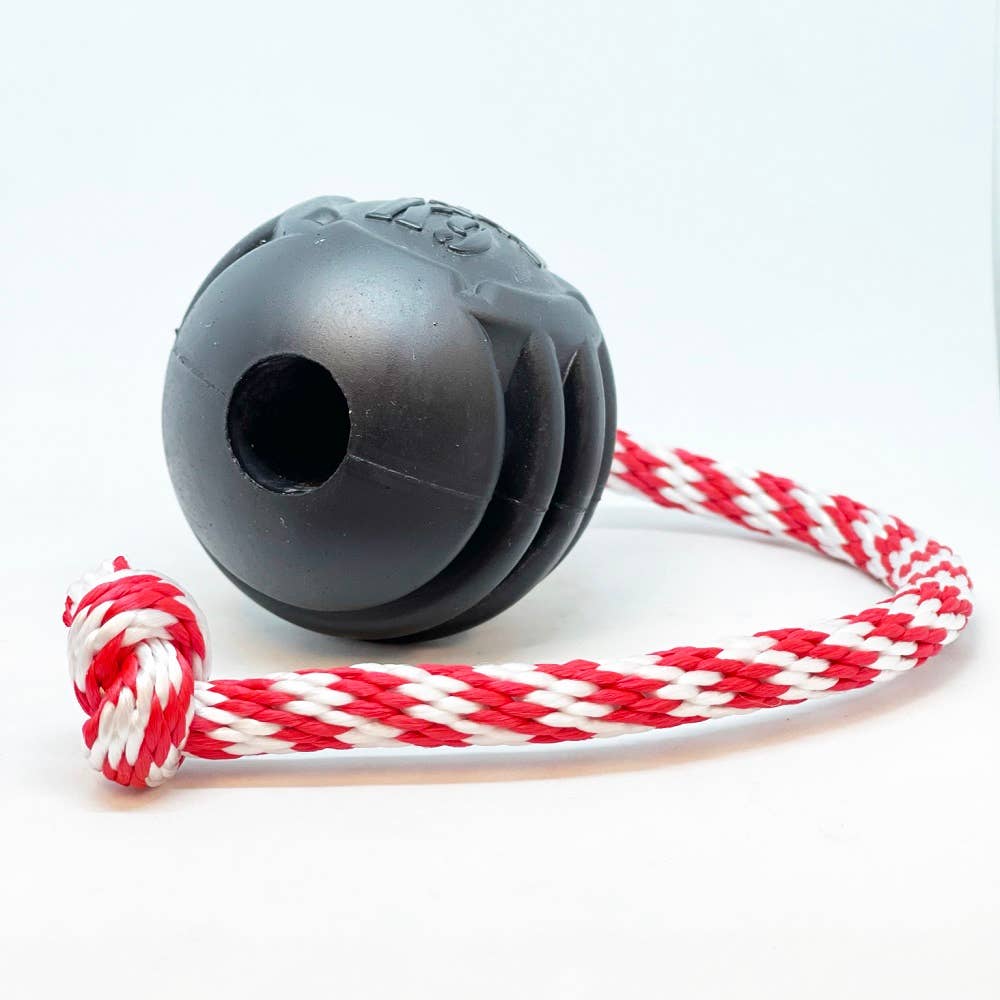 SodaPup - Magnum Black Stars and Stripes Ultra-Durable Rubber Chew To