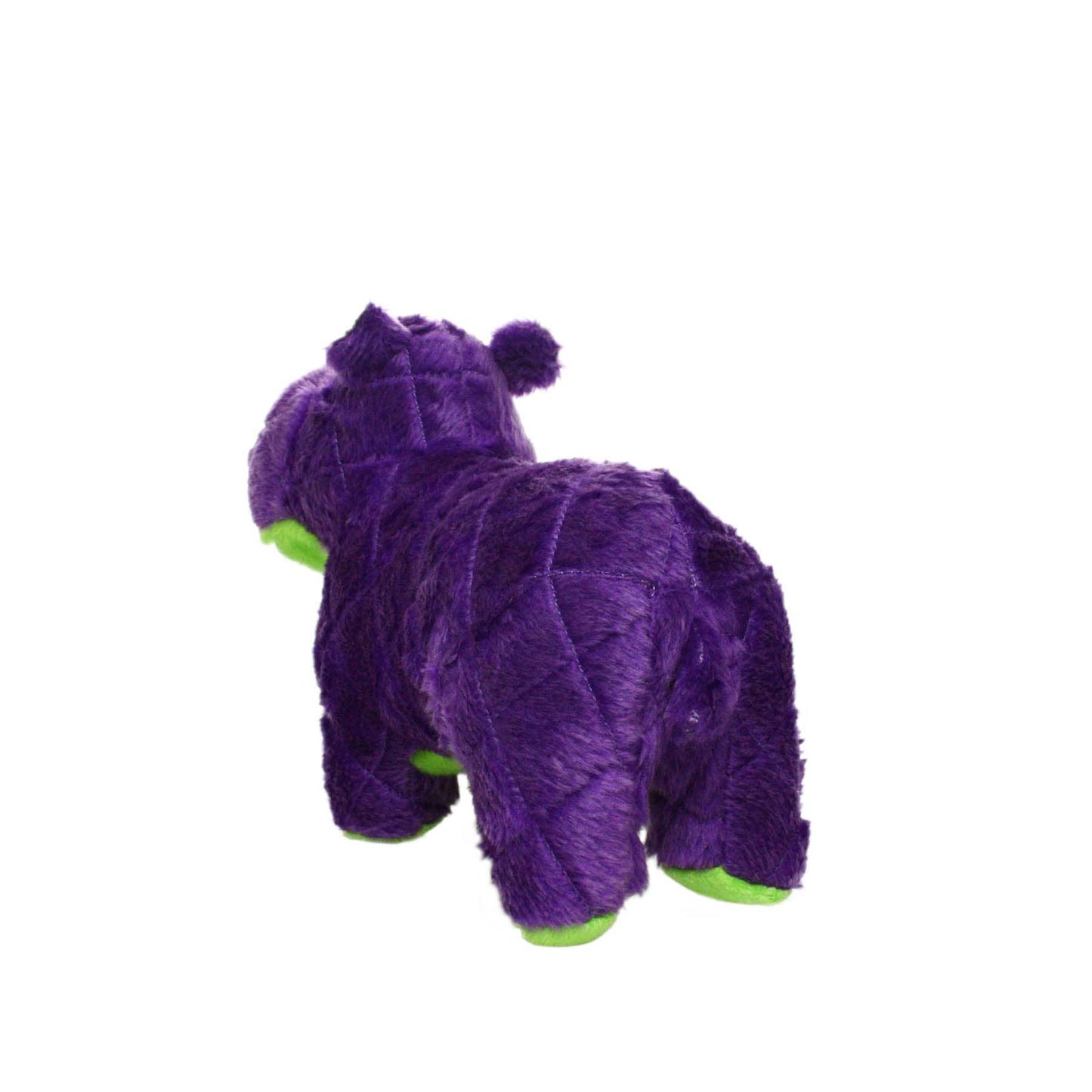 Tuffy Dog Toys - VIP Products - Mighty Safari Hippo - Purple, Plush, Squeaky Dog Toy - Doot's Pet LLC Collars For A Cause