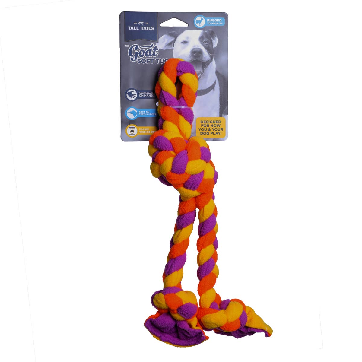 Tall Tails - GOAT Braided Soft Tug Dog Toy
