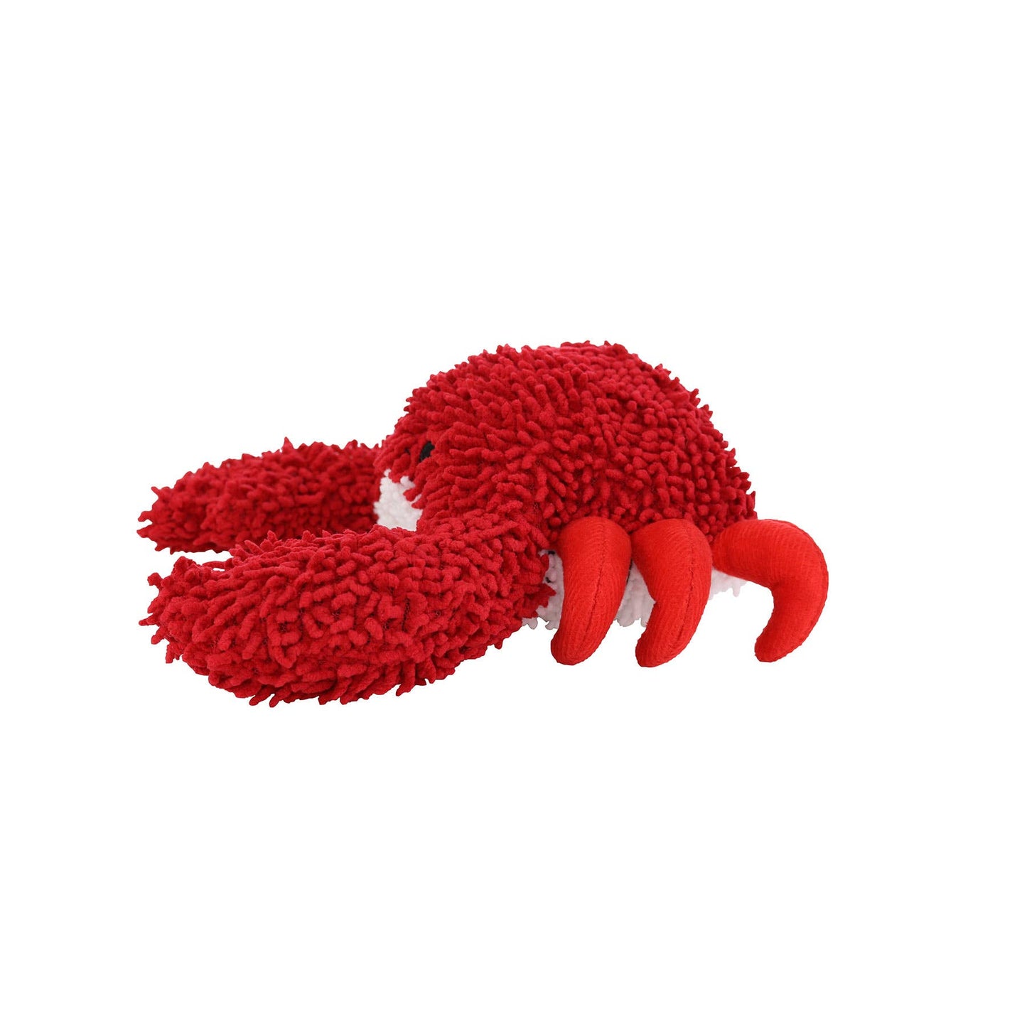 Tuffy Dog Toys - VIP Products - Mighty Microfiber Ball Med Crab Red, Squeaky Dog Toy