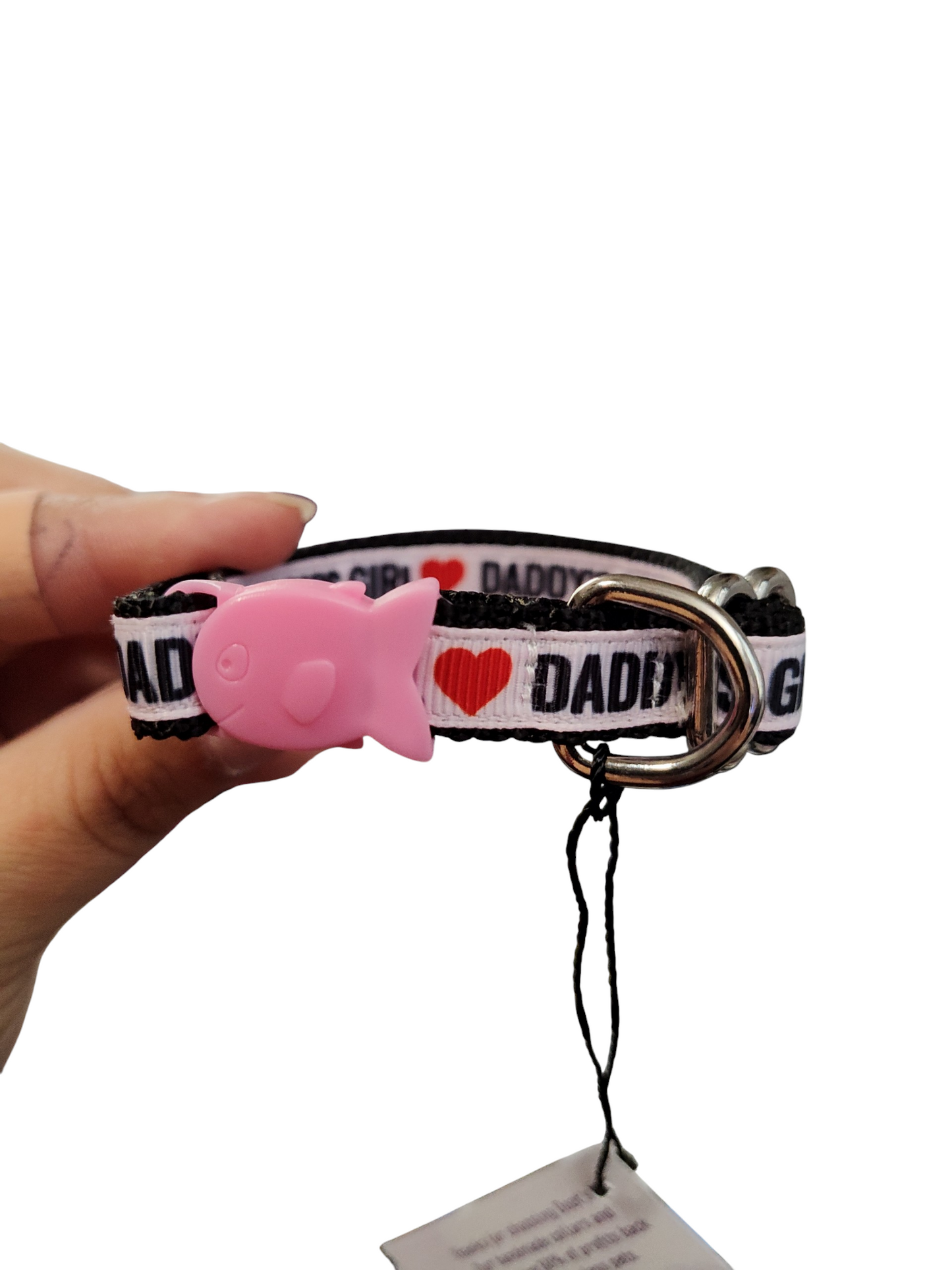 1/2" Daddy's Girl Nylon Dog Collar