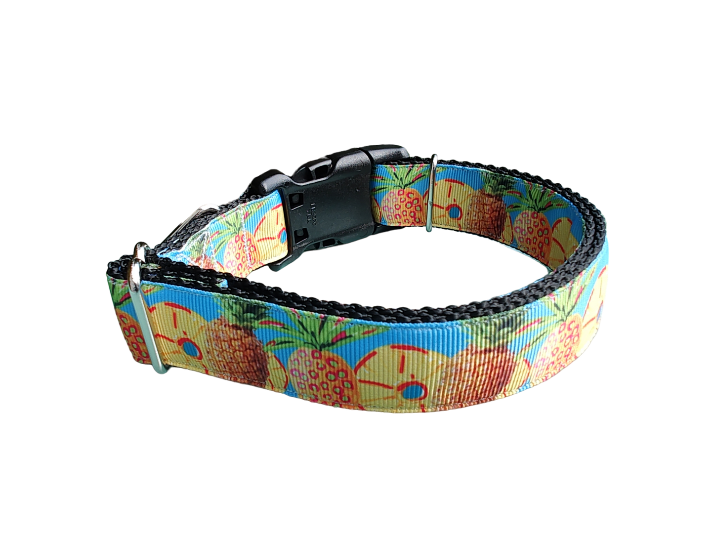 Pineapple Nylon Dog Collar - Doot's Pet LLC Collars For A Cause