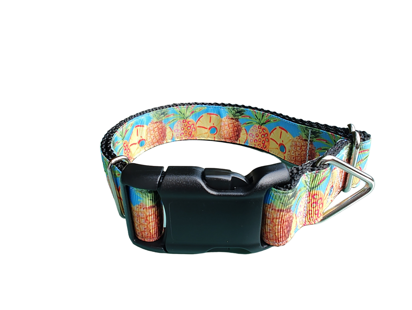 Pineapple Nylon Dog Collar - Doot's Pet LLC Collars For A Cause