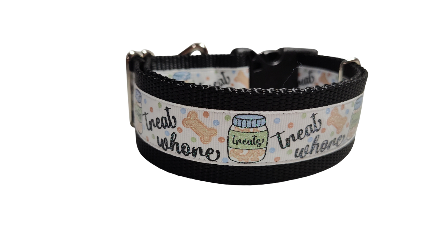 1.5" Treat Whore Nylon Dog Collar