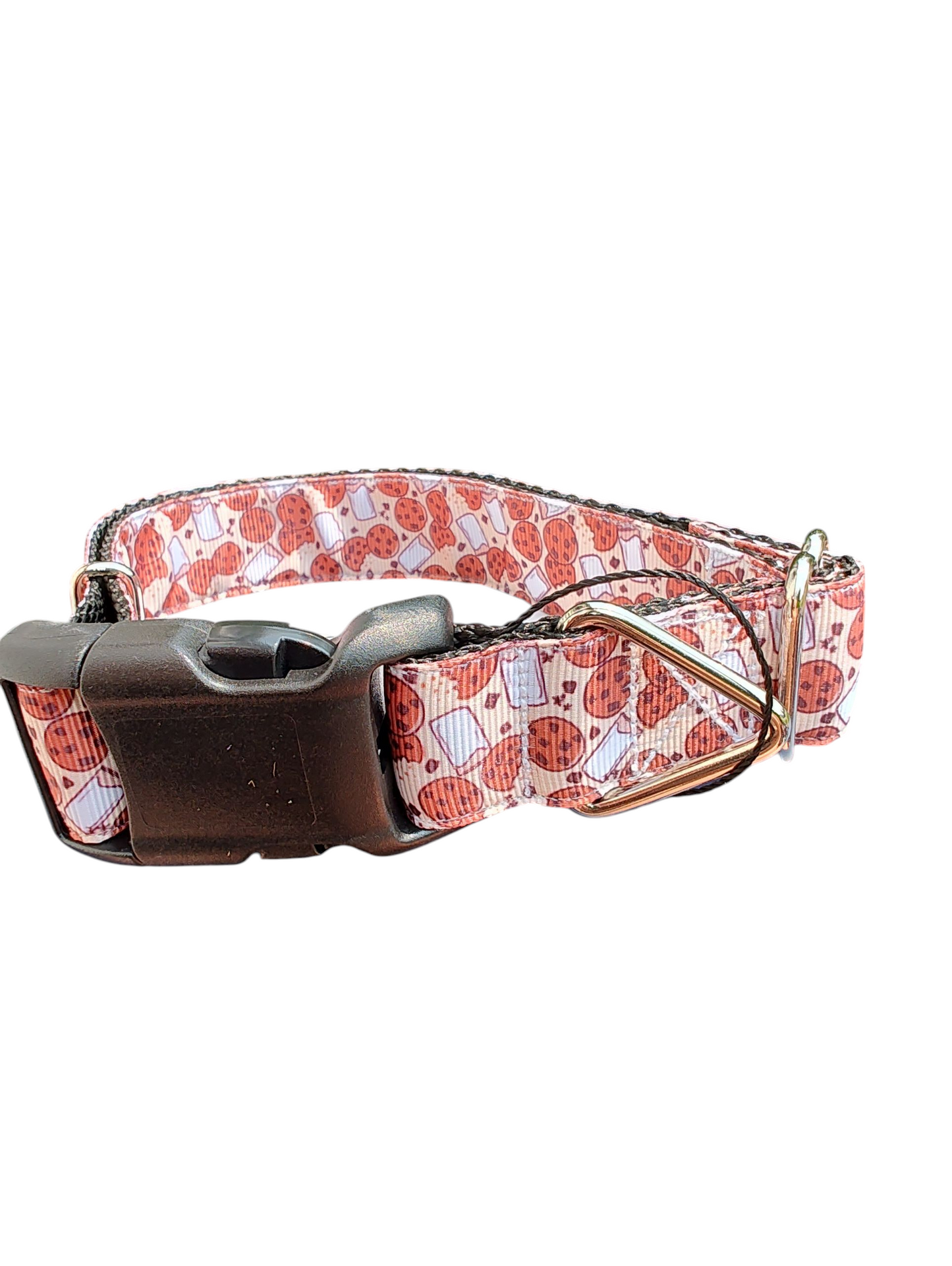 Milk and Cookies Nylon Dog Collar