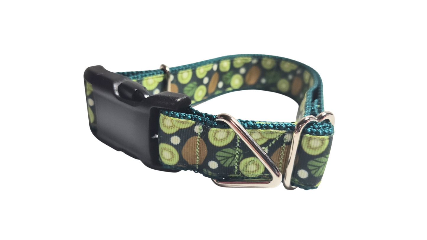 Kiwi Fruit Nylon Dog Collar