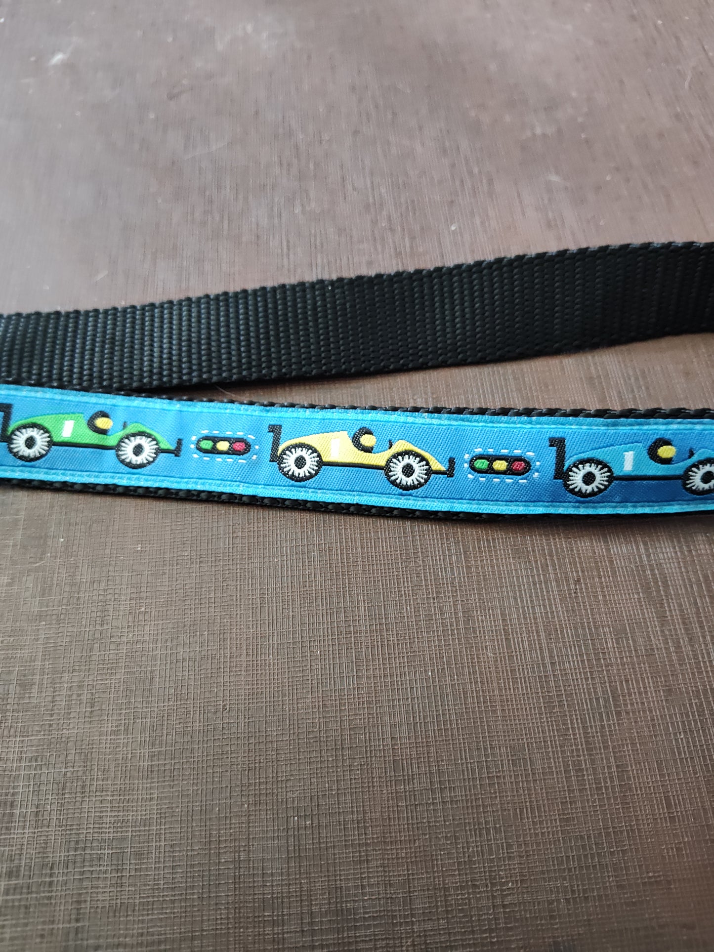 Racecar Nylon Dog Collar