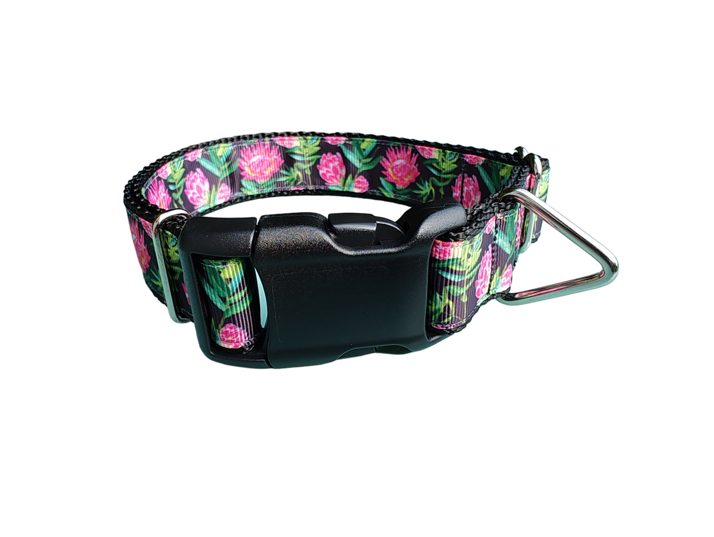 Protea Flower Nylon Dog Collar - Doot's Pet LLC Collars For A Cause